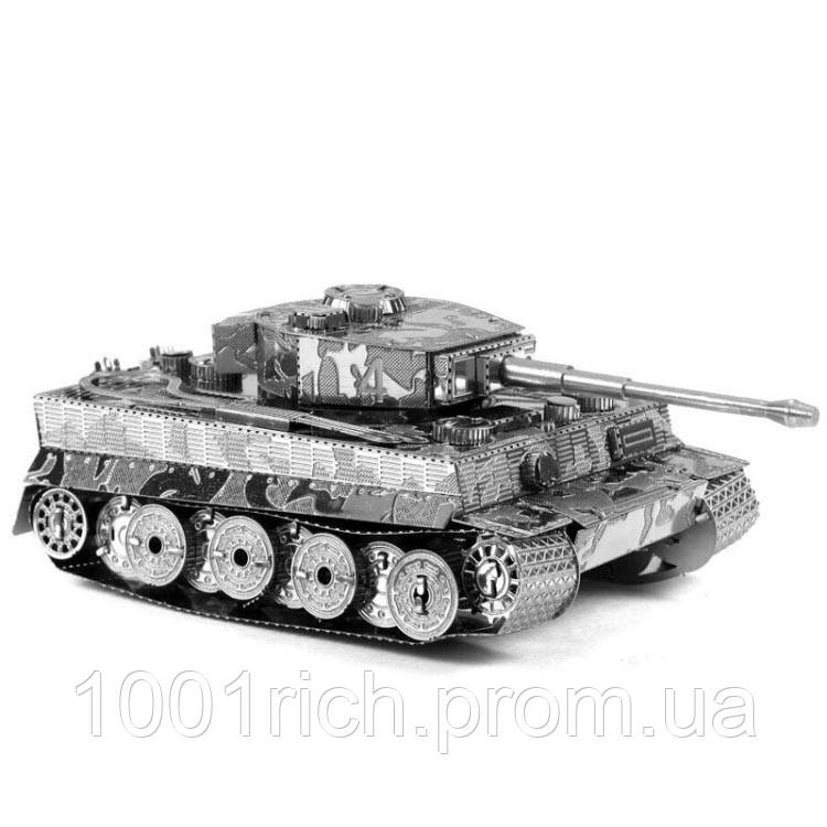 3D металевий пазл-модель і сувенір Танк Tiger