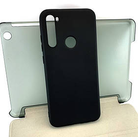 Чохол для Xiaomi Redmi Note 8T накладка на бампер захисний силіконовий чорний