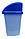 Відро для сміття пластикове "Домік" 9 літрів із поворотною кришкою блакитний "Горизонт" + Відео, фото 3