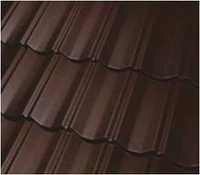 Модульна металочерепиця Novatik Metal Classic Duo МАТ Voestalpine 0,5 мм RAL 8019, фото 5