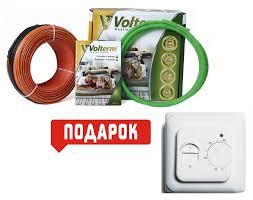 Електрична тепла підлога, нагрівальний кабель під плитку Volterm HR12 140 Вт, 12м