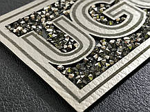 Нашивка UGG  ⁇  УГГ стрази 80х50 мм, фото 5