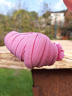 Резинка плетеная для белья (бельевая) розовая 8мм 100 метров