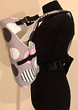 Рюкзак-переноска для дітей Womar (Zaffiro) GLOBETROTER No7 excluzive (сіро-рожевий у кружечок), фото 2