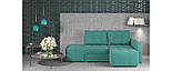 Сучасний кутовий диван для будинку Fiesta Sofino 2400х1600х900 мм розкладний, фото 9