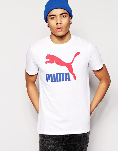 Футболка белая мужская Пума PUMA