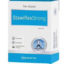 Препарат для суглобів хрящів STAWIFLEXSTRONG Сульфат глюкозаміну, хондроїтин, марганець, гіалуронова кислота