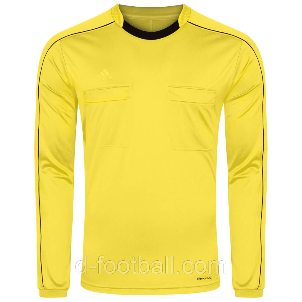 Футболка арбітра з довгим рукавом Adidas Referee 16 Long Sleeve Jersey AH9803, Жовтий, Розмір (EU) — S