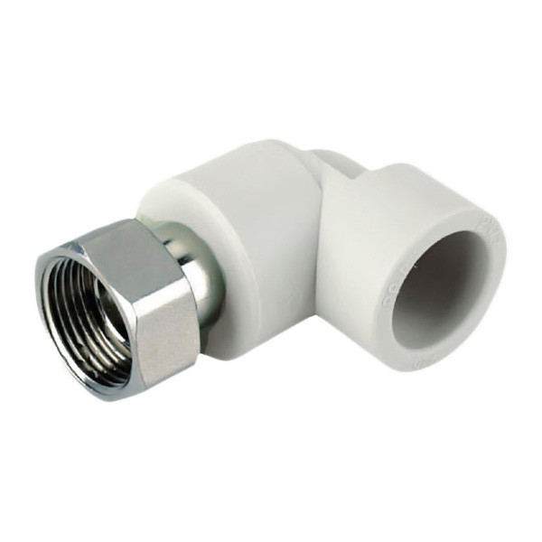 Кут з накидною гайкою ППР KP 20x1/2F
