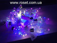 Светодиодная гирлянда штора Лампочки Ромб 150 Led, 3 * 0,85 м,10 ламп, мультицветная
