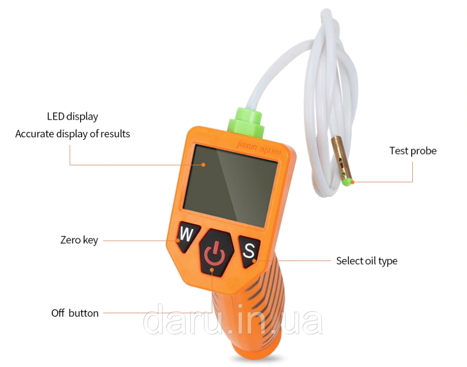 Детектор якості машинного масла MO 6001 (оптичний зонд), фото 1