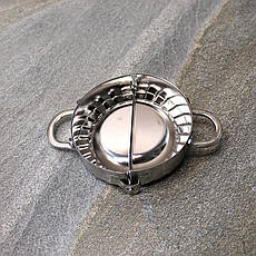 Форма для ліпки вареників з нержавіючої сталі 15*10*3,1 см, фото 3