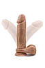 Фалоімітатор з подвійною щільністю AU NATUREL 9.5INCH DILDO MOCHA, фото 5