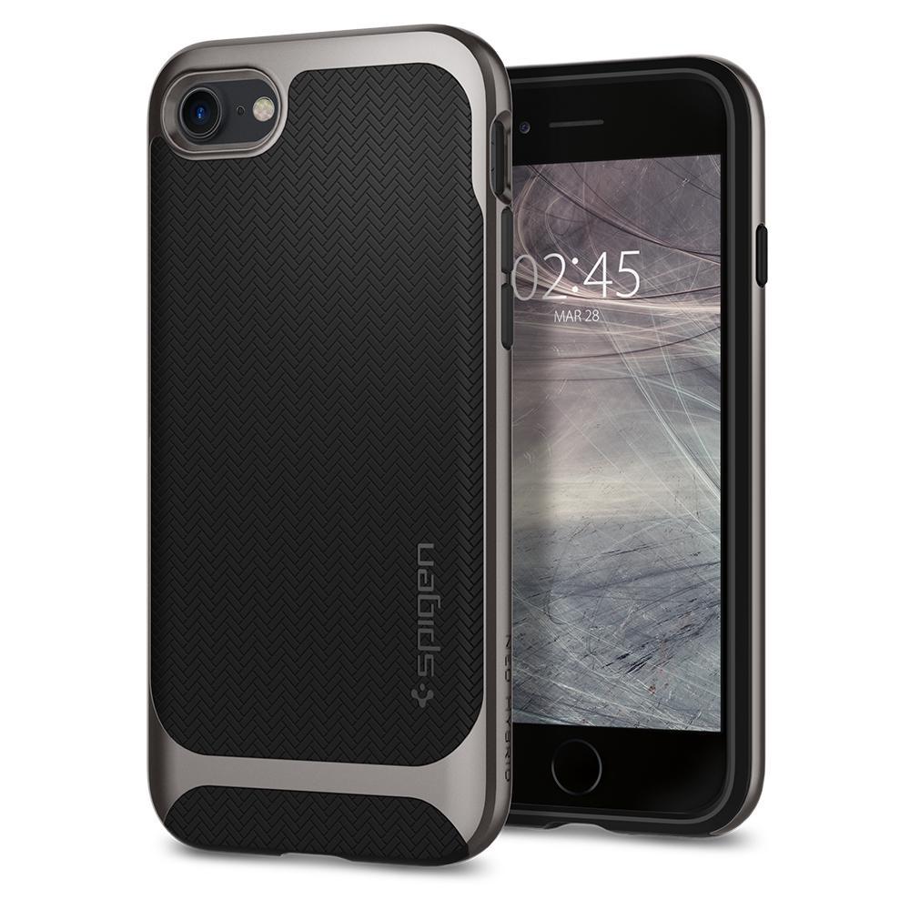 Чохол Spigen для iPhone SE 2020/8/7 Neo Hybrid Herringbone, Gunmetal (054CS22197)