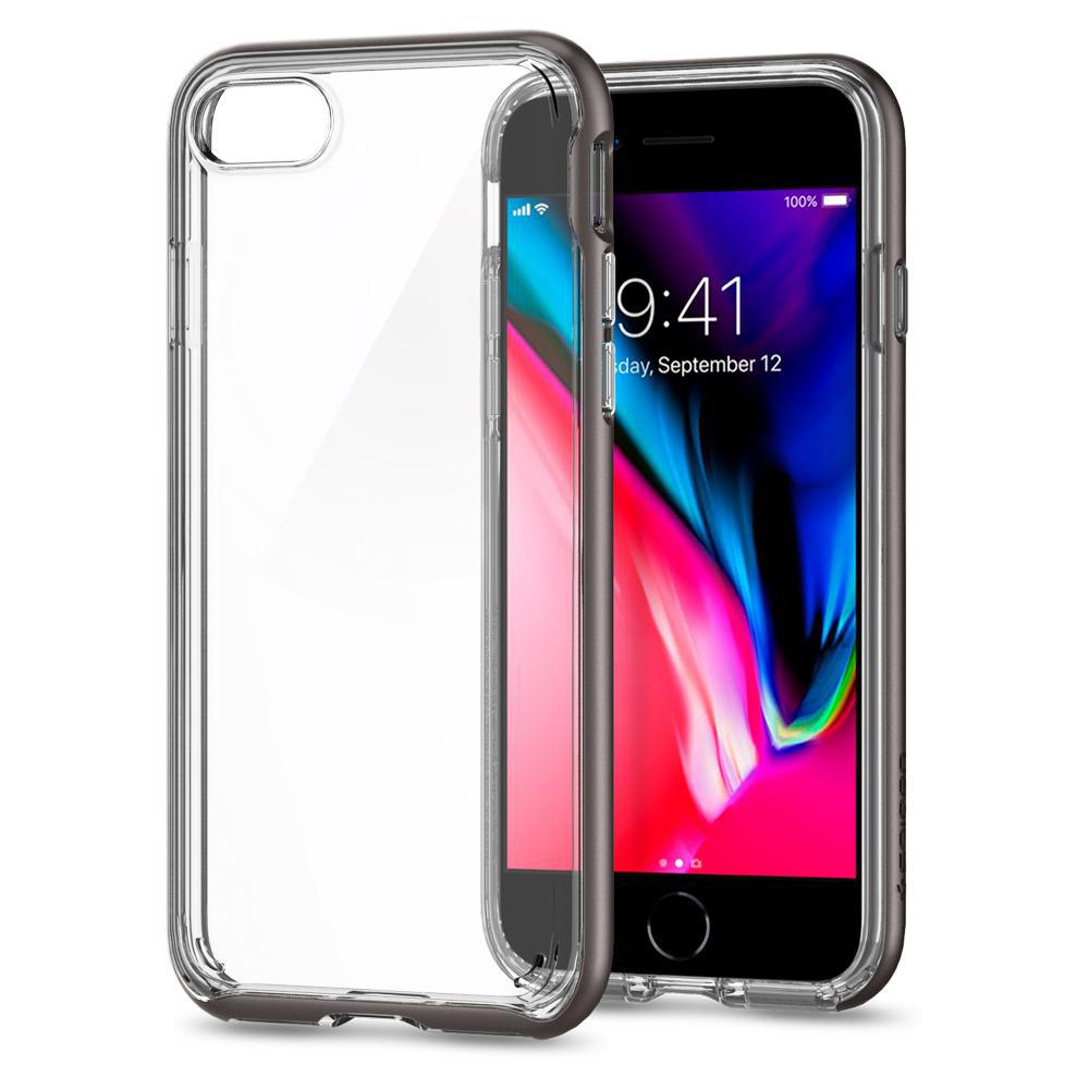 Чехол Spigenдля iPhone SE 2020/8/7 Neo Hybrid Crystal 2, Gunmetal (054CS22363)