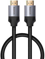 Кабель Baseus Enjoyment Series 4KHD Male to 4KHD Male Adapter 1m, Dark gray (CAKSX-B0G)