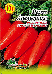 Eco-semena. Насіння Морква Апельсинка пізня 10 г