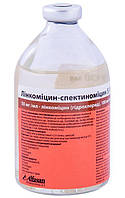 Линкомицин Спектиномицин 10% инъекционный, лечение пневмонии, энтерита, 100 мл