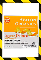 Avalon Organics, Intense Defense, відновлювальний крем з вітаміном С, 57 г (2 унції)