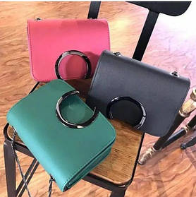 Стильна матова сумка клатч на ланцюжку оригінального дизайну