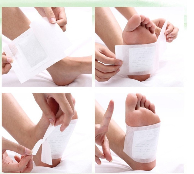 Турмалиновый стопный пластырь для чистки крови и лимфы Вековой Восток 20 штук