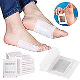 Турмаліновий стопний пластир для чищення крові та лімфи Векового Сходу 20 штук, фото 6