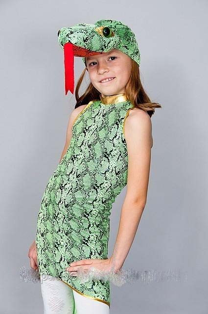 Дитячий карнавальний костюм "Змія" р. 36-38 на ріст 140-146 см