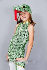 Дитячий карнавальний костюм "Змія" р. 36-38 на ріст 140-146 см