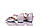 Туфлі для танців, блок "Вікторія" Біфлекс-веселка срібло (Голограма), фото 5