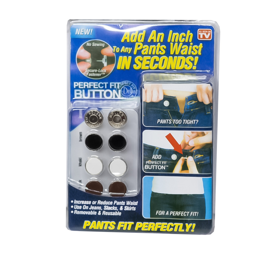 Набір гудзиків для джинсових штанів метал, фото 1