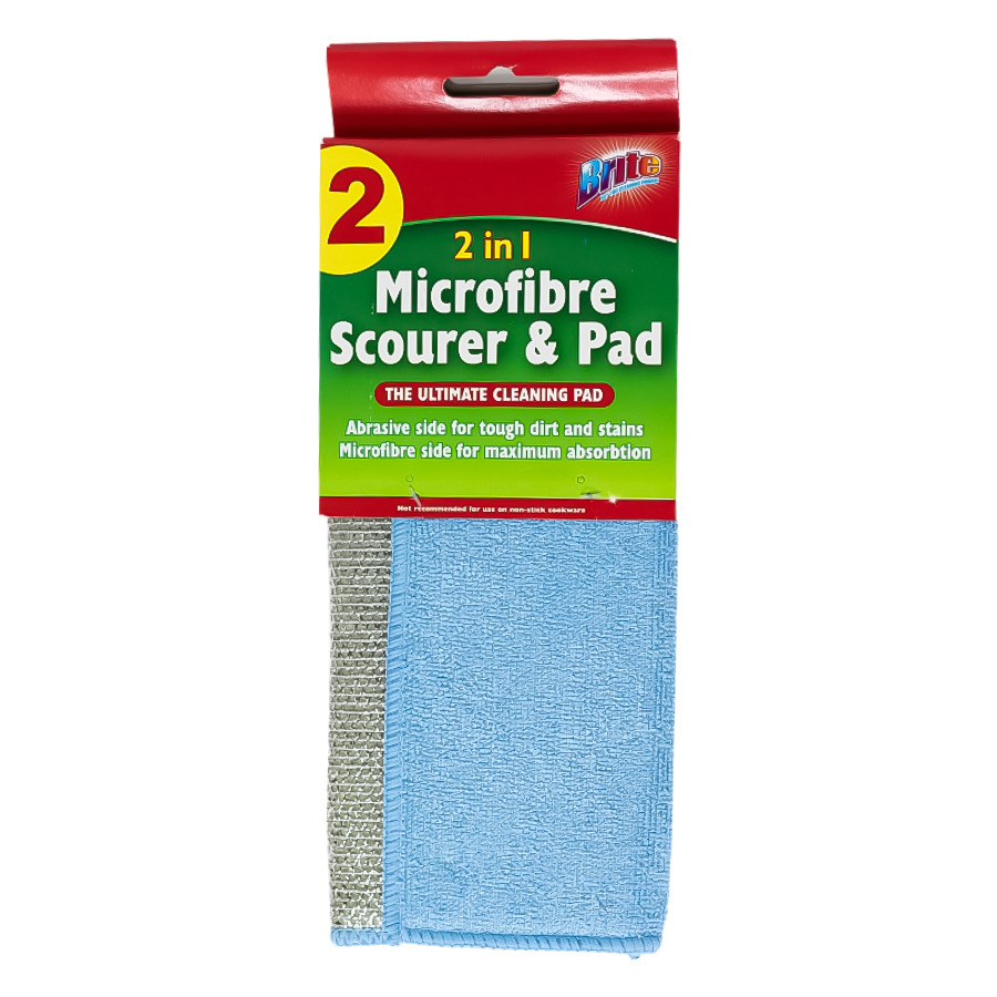 Серветки 2 шт із мікрофібри з абразивною стороною 230 * 160 мм, фото 1