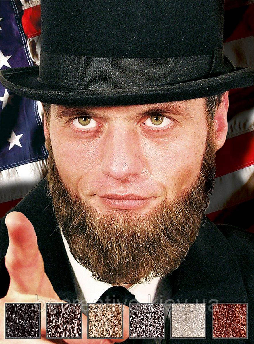 Борідка та бакенбарди Lincoln Professional з натурального волосся