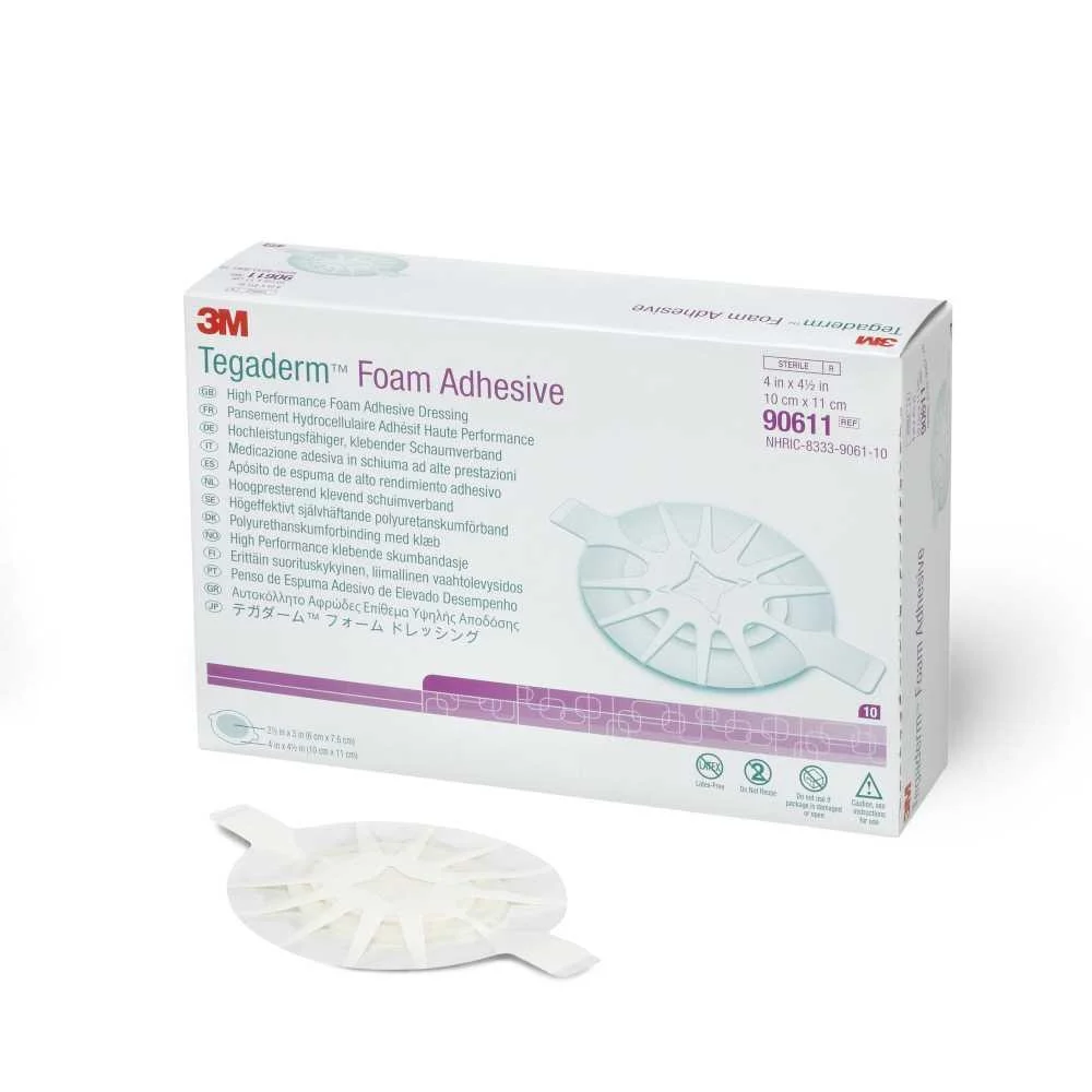 Tegaderm Foam Adhesive 6x7,6 см - Высокоэффективная адгезивная повязка - фото 1 - id-p1310182361