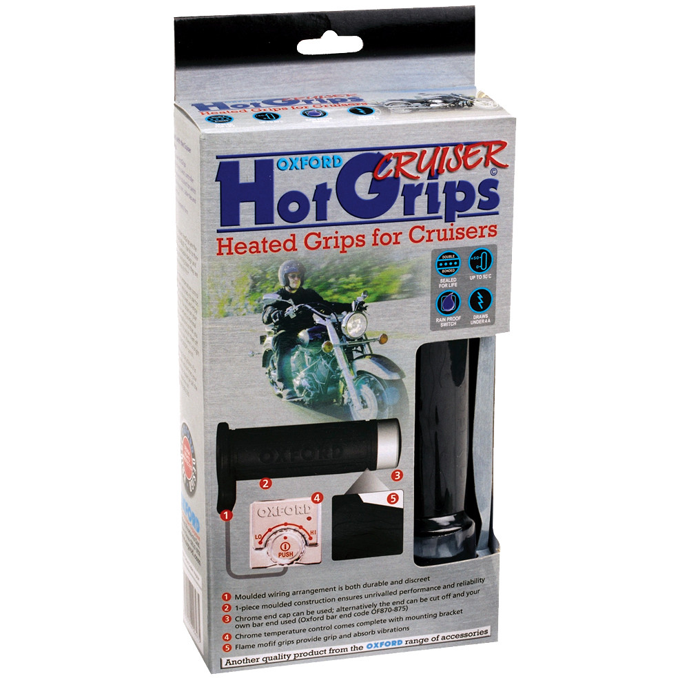Ручки с Подогревом Oxford HotGrips Essential Cruiser OF697 — Купить ...