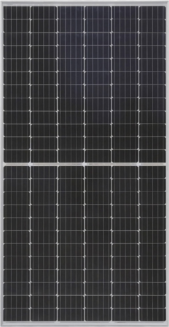 Сонячна батарея British Solar 385 Вт 24 В монокристаллическая PERC Half cell Double Glass