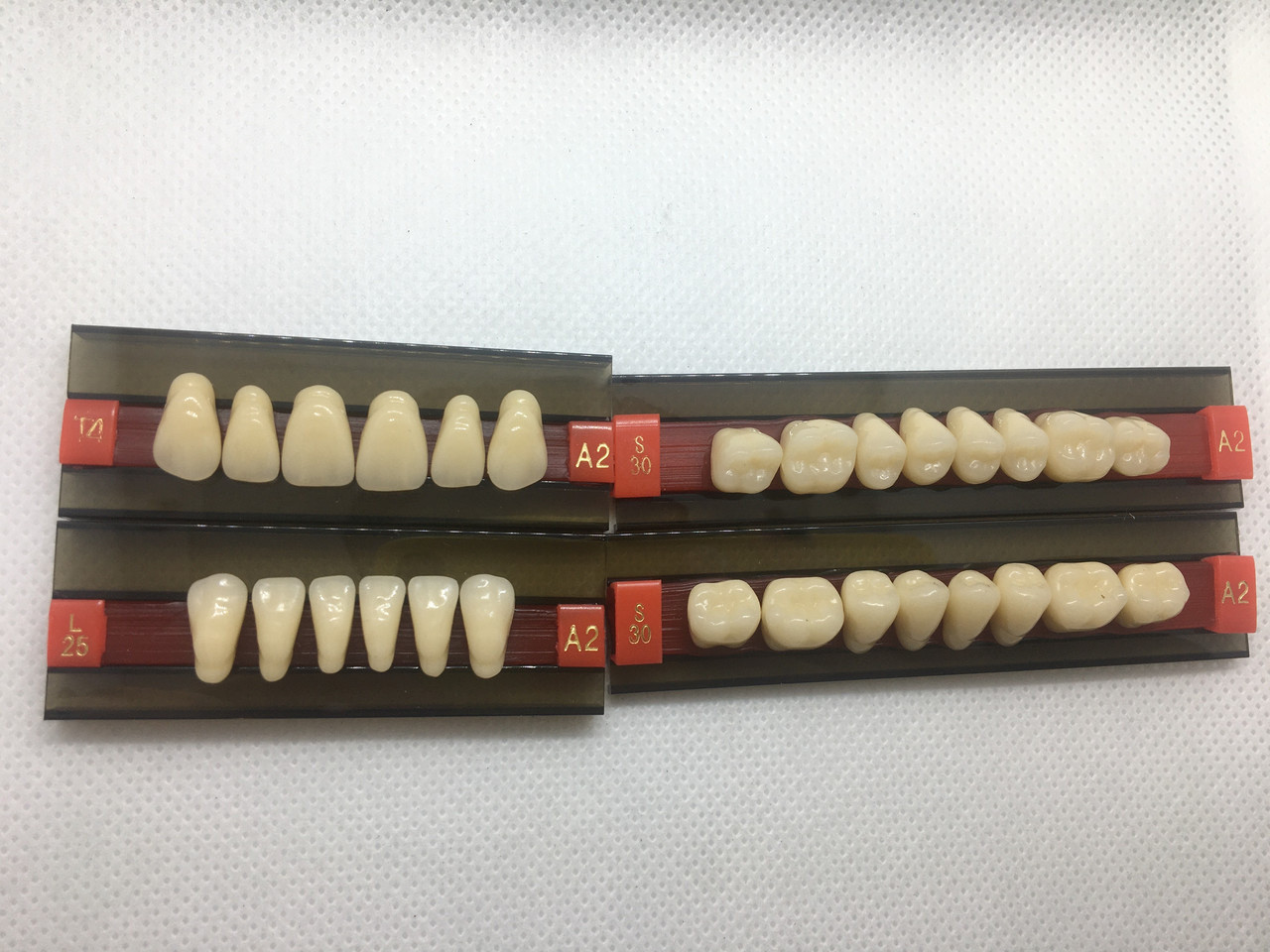 Зуби 3-хслойні повний набір T4 L25 S30, 28шт. - фото 1 - id-p1309840691
