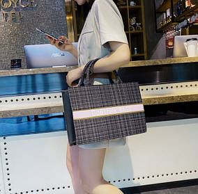 Стильна твідова сумка-портфель ділового стилю