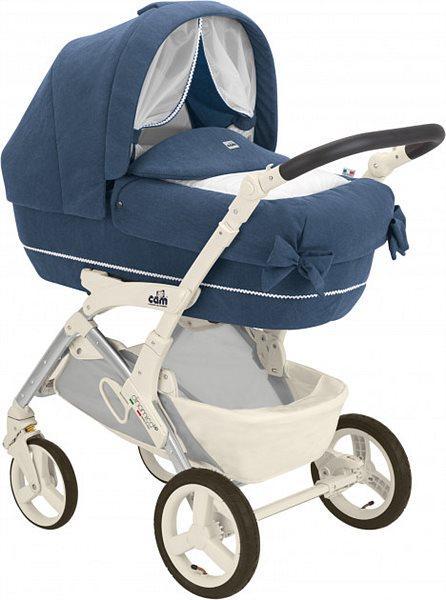 Універсальна коляска 3 в 1 CAM Dinamico Up Deco, синій (897T/V10/989/835K)