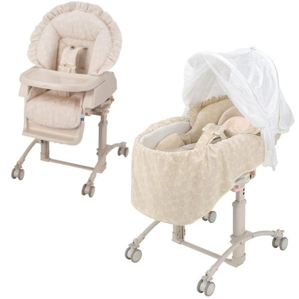 Стільчик-гойдалка 3 в 1 Aprica Panorama De Luxe, бежевий (91440)