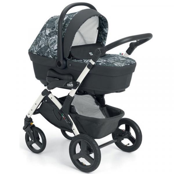 Універсальна коляска 3 в 1 CAM Dinamico Up Smart, сірий (897T/V95/990/819K)