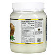 Кокосова олія органічна нерафінована California Gold Nutrition 1.6 л, фото 3