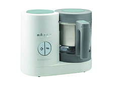 Пароварка-блендер Beaba Babycook Neo Night, білий із сірим (912773)