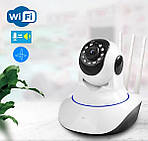 Wi-Fi камера відеоспостереження IP поворотна Adna Smart Camera Y11 для дому та офісу або як радіоня няня, фото 4