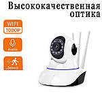 Wi-Fi камера відеоспостереження IP поворотна Adna Smart Camera Y11 для дому та офісу або як радіоня няня, фото 5