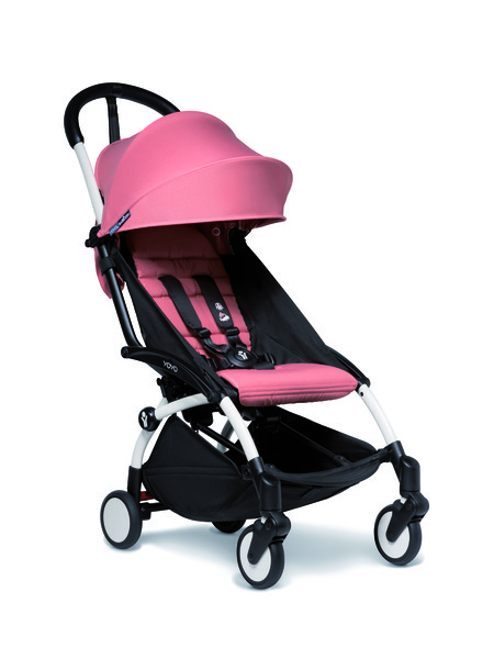 Прогулянкова коляска BABYZEN YOYO2 Ginger, з білою рамою, рожевий (BZ10109-01/BZ10104-09)
