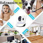 Wi-Fi камера відеоспостереження IP поворотна Adna Smart Camera Y11 для дому та офісу або як радіоня няня, фото 9