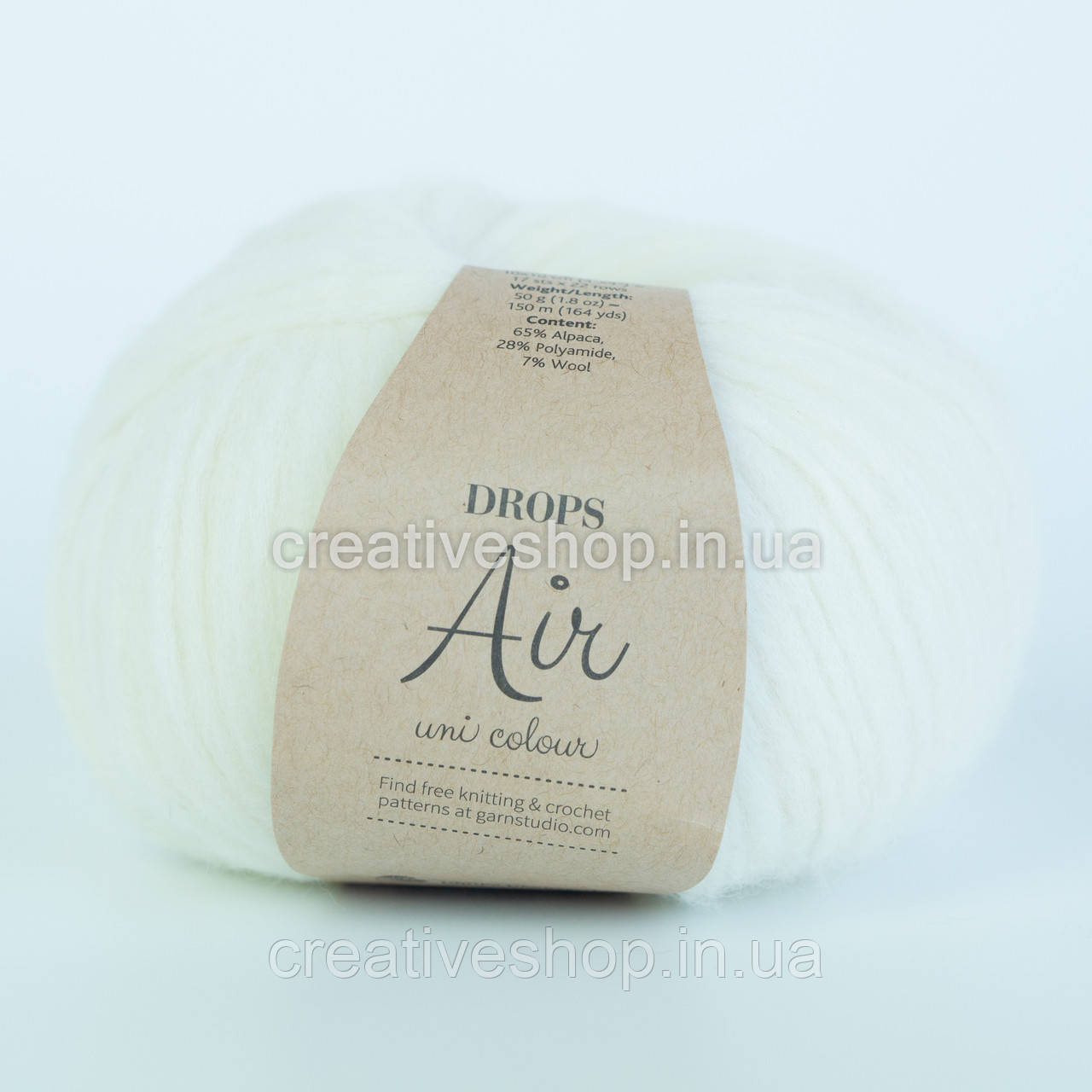 Пряжа Drops Air Uni (колір 01 off white)
