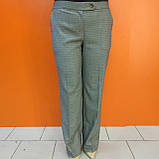 Жіночі сірі брюки класика штани принт, фото 5