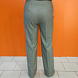 Жіночі сірі брюки класика штани принт, фото 7