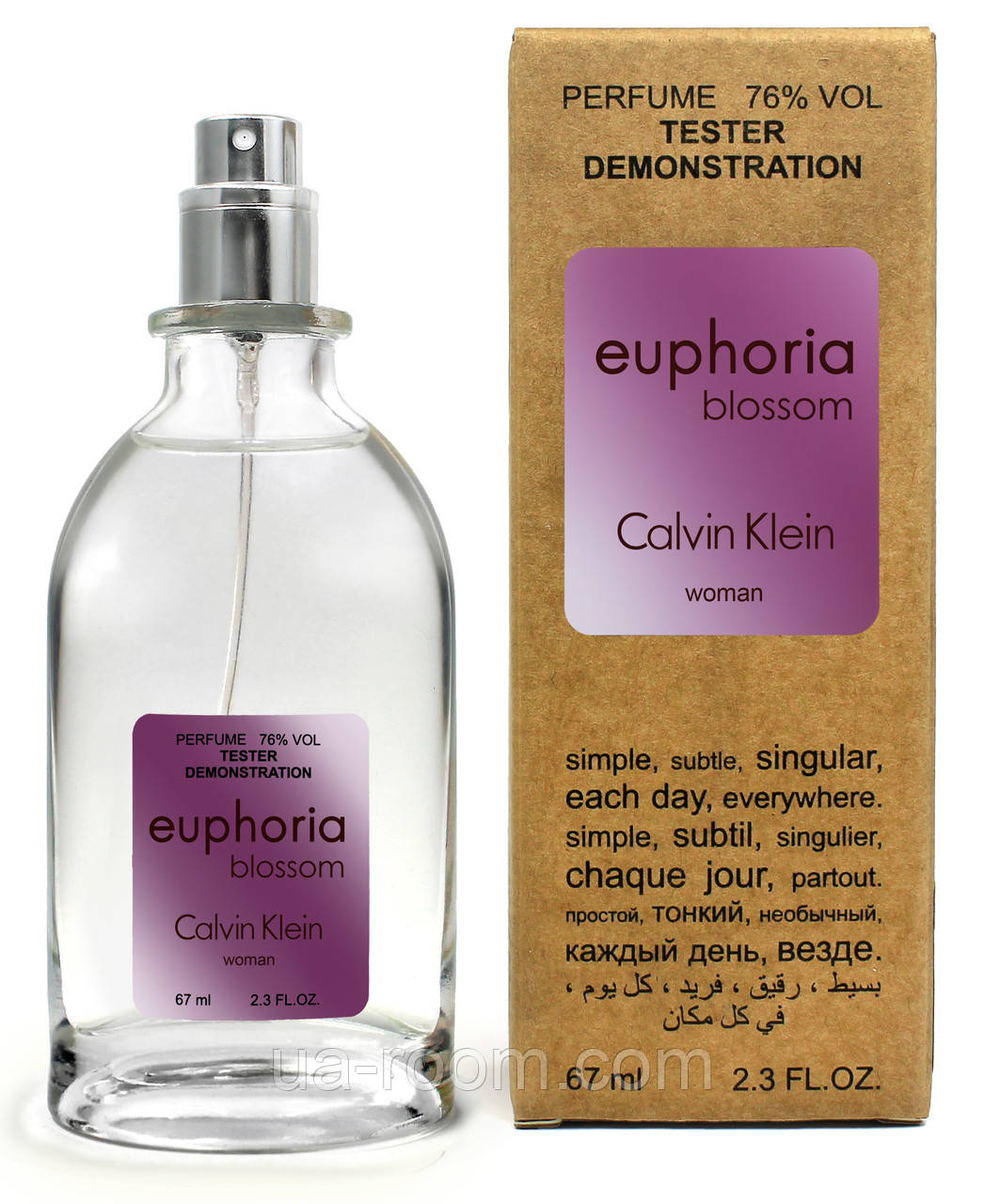 Тестер жіночий Calvin Klein Euphoria Blossom, 67 мл